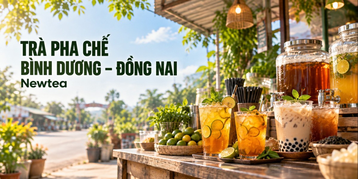 Trà pha chế Bình Dương, Đồng Nai Quầy trà pha chế Bình Dương, Đồng Nai với trà Newtea
