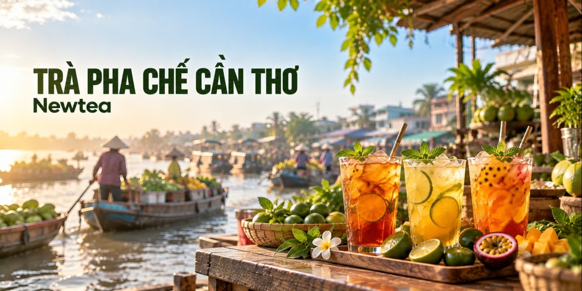 Trà pha chế Cần Thơ, Hậu Giang, Sóc Trăng Quầy trà pha chế Cần Thơ, Hậu Giang, Sóc Trăng với trà Newtea