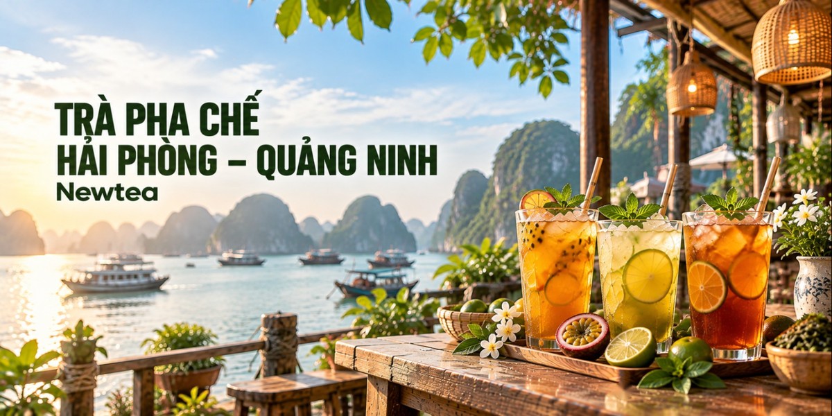 Trà pha chế Hải Phòng, Quảng Ninh Quầy trà pha chế Hải Phòng, Quảng Ninh với trà Newtea
