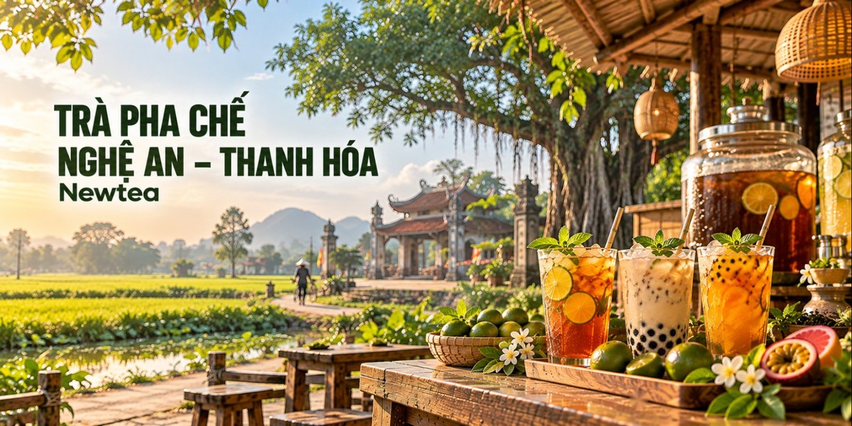Trà pha chế Nghệ An, Thanh Hóa Quầy trà pha chế Nghệ An, Thanh Hóa với trà Newtea