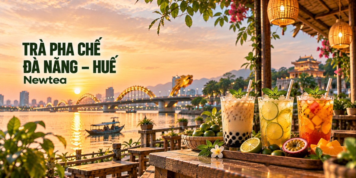 Trà pha chế Đà Nẵng, Huế Quầy trà pha chế Đà Nẵng, Huế với trà Newtea